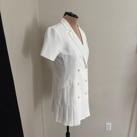 Amanda Uprichard White Mini Dress Elegant and Chic - Picture 7 of 16